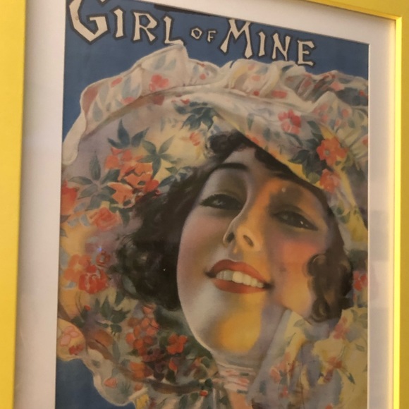 Vintage, rare framed and matted Sheet Music. - Picture 3 of 7